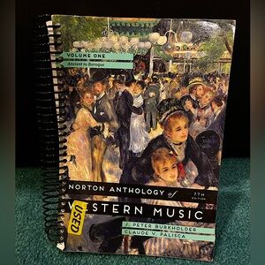 Norton Anthology of Western Music, 7th edition textbook